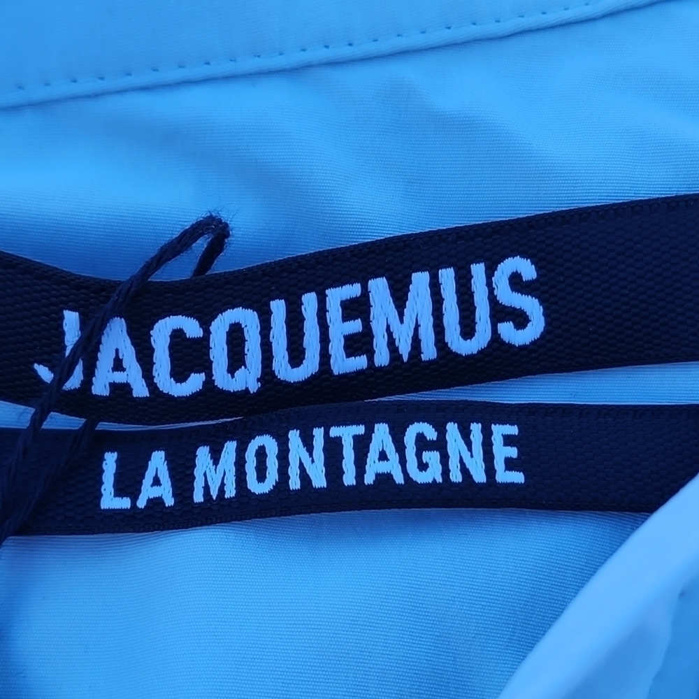 Jacquemus La Chemise Mejean cropped front button collared shirt size 34 - Picture 9 of 12